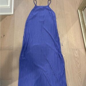Blue Strappy Maxi Dress